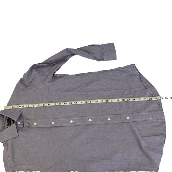 Mens Polo Ralph Lauren Custom Fit Purple Long Sleeve Dress Shirt Size 15-32/33 - Picture 4 of 7